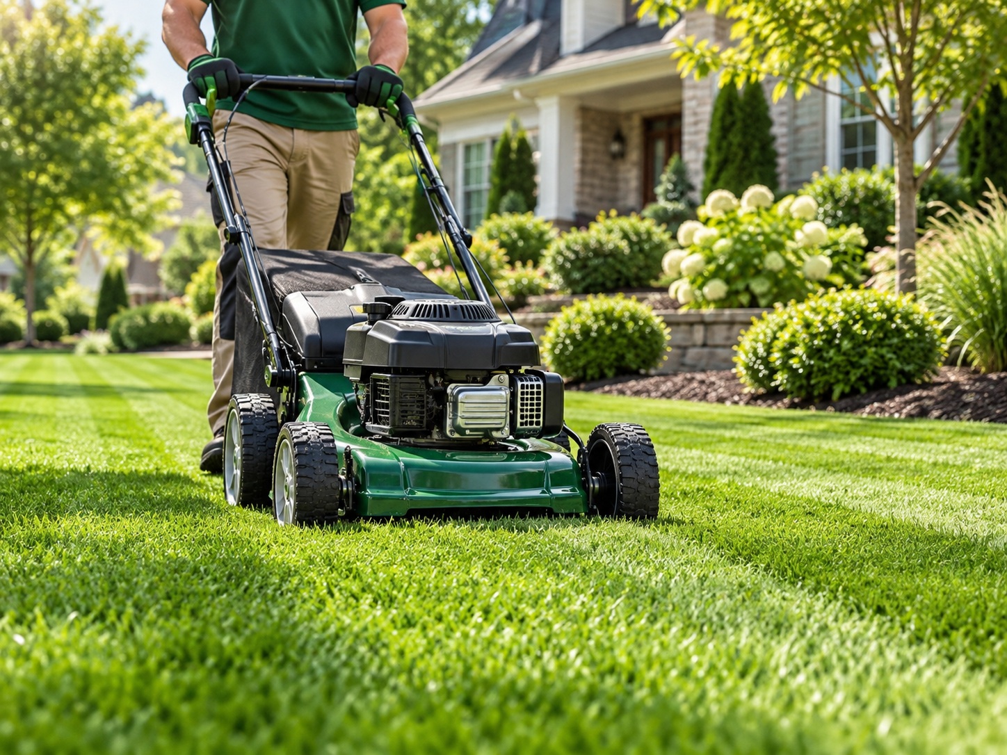 Lawn mowing